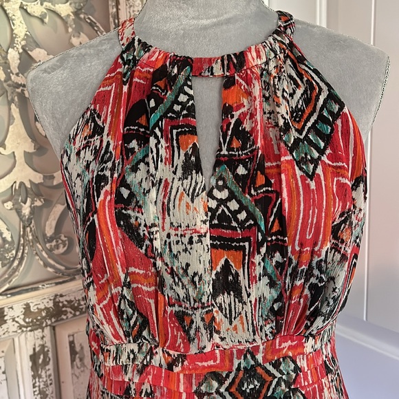 Emma & Michele Maxi Dress -      Size 10 - Multi Color - Picture 9 of 10